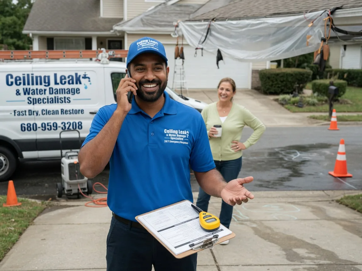 Ceiling Leak Cleanup Chilton, TX FAQs